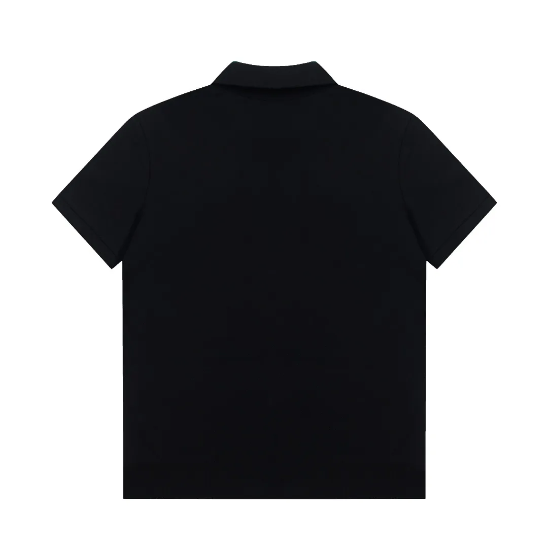 ZENGA Classic LOGO Polo ， Retro Same Style Versatile : White Black Size：M-3XL